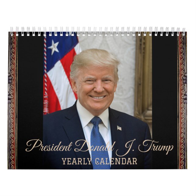 Calendario Presidente Donald J. Trump 2025 (Tapa)