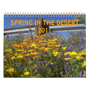 CALENDARIO PRIMAVERA EN EL DESIERTO