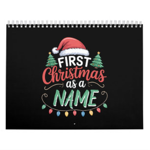 Calendario Primera Navidad Personalizada Como Familia Combina