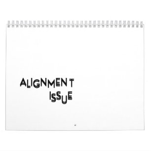 Calendario Problema de alineación minimalista sobredimensiona
