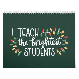 Calendario Profesores Navidades Enseñan A Los Estudiantes Más