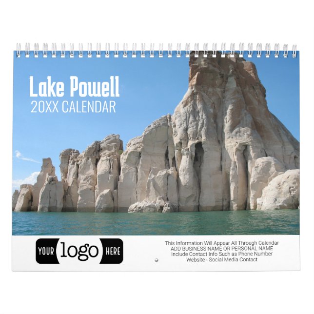 Calendario Promoción de fotografía de viaje en el lago Powell (Tapa)