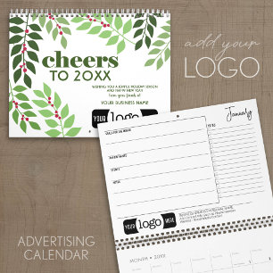 Calendario Promoción de Marca Comercial - con Logotipo Metas