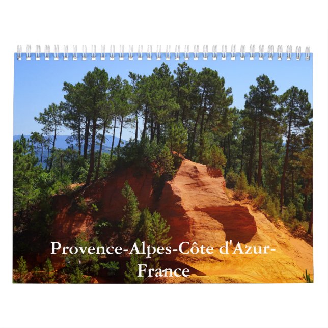 Calendario Provence-Alpes-Costa Azul (Tapa)