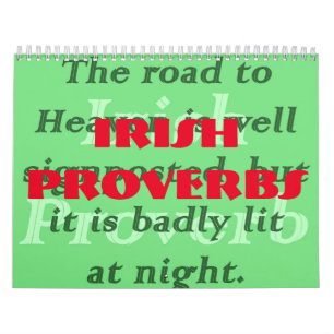 Calendario Proverbios de Irlanda