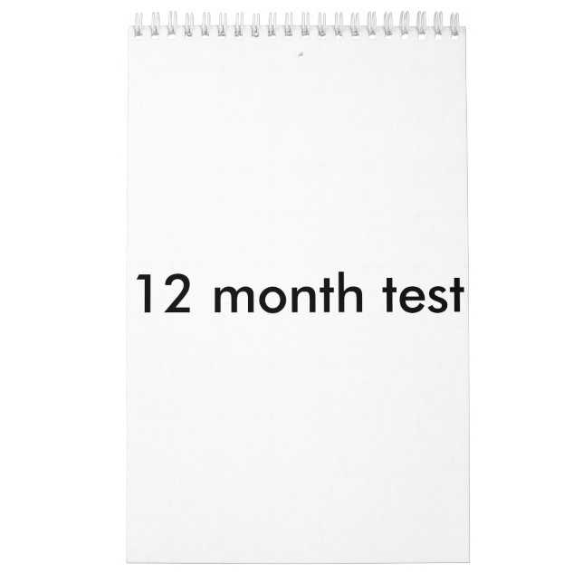 Calendario prueba de 12 meses (Tapa)