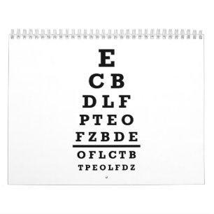 Calendario Prueba de la carta de ojo