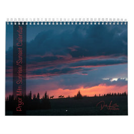Calendario Pryor Mountain Sunrise & Sunset