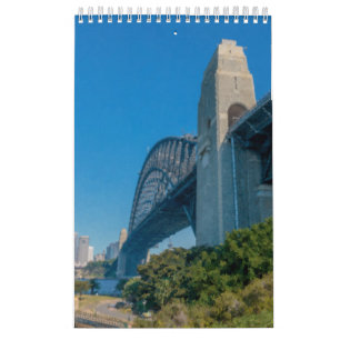 Calendario Puente de la Bahía de Sydney antiguo