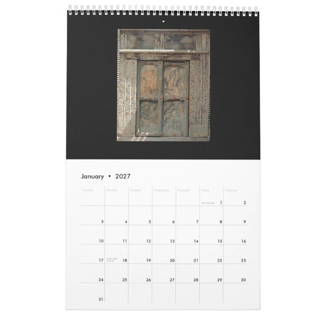 Calendario Puertas (Jan 2027)