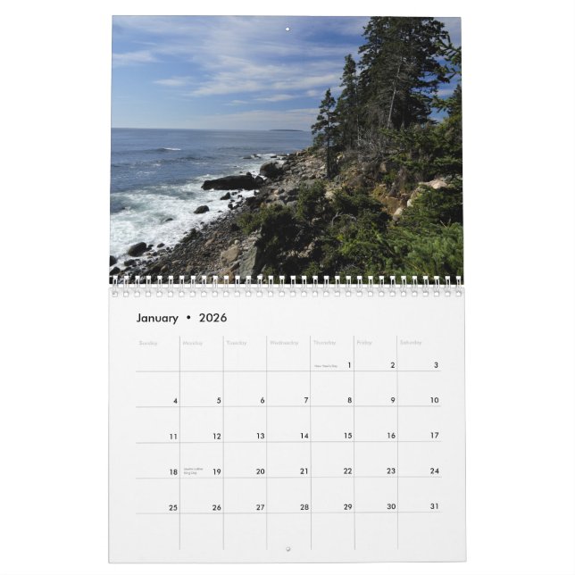 Calendario Puerto de 2009 barras, YO (Jan 2026)