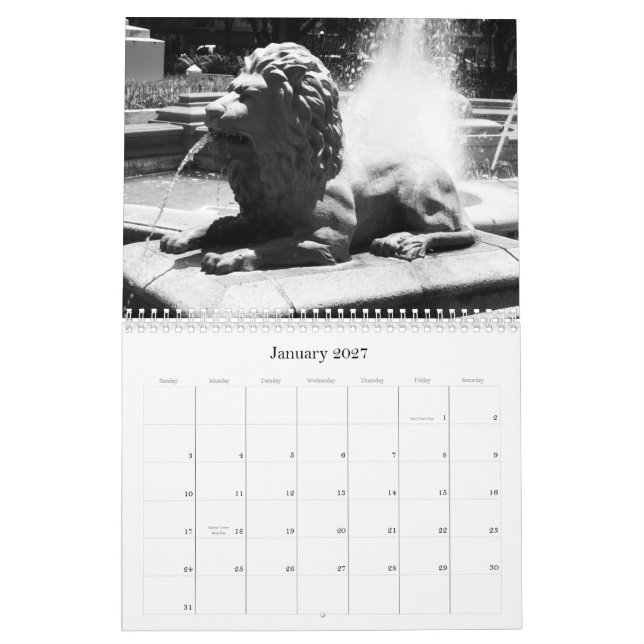 Calendario Puerto Rico (Jan 2027)
