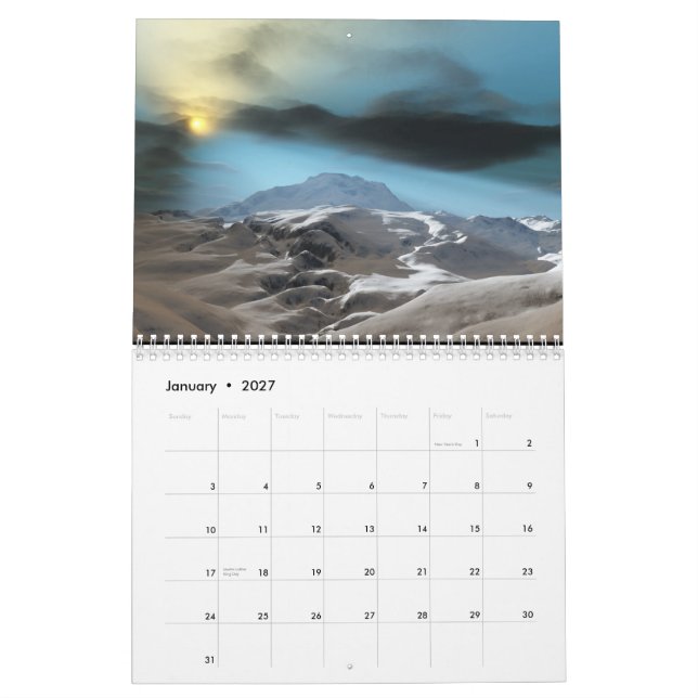 Calendario Puesta del sol 2010 (Jan 2027)