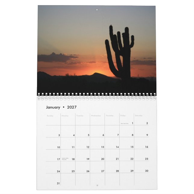 Calendario Puestas del sol 2012 (Jan 2027)