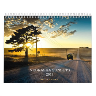 Calendario Puestas del sol 2013 de Nebraska