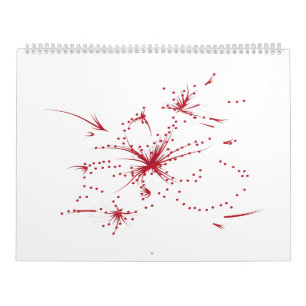 Calendario Punto rojo, cian y magenta