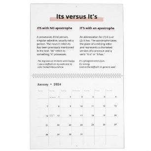 Calendario Purpurina de Rubor Jefe de la CEO Monogram Spellin