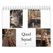 Calendario Quad Squad 2022 de 5,5" x 7"