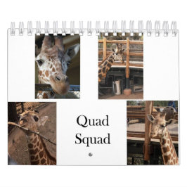 Calendario Quad Squad 2022 de 5,5" x 7"