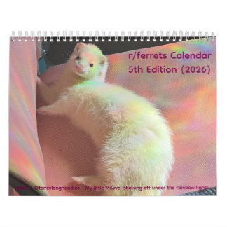 Calendario r/ferrets Calendar 5th Edition (2026)