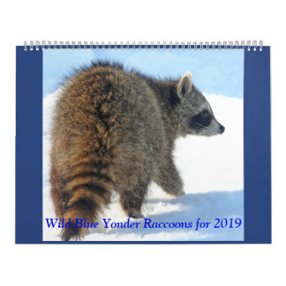 Calendario Racconones de yonder azul silvestre de 2019