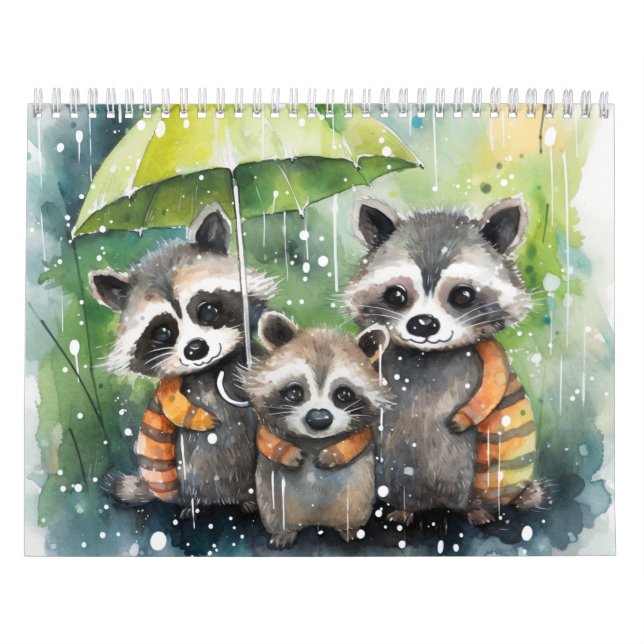 Calendario Raccoon and Mouse Calendar (Tapa)