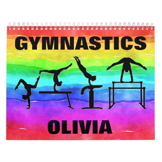 Calendario Rainbow de gimnasia (Tapa)