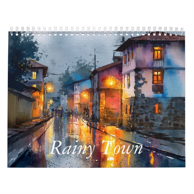 Calendario Rainy Town (Tapa)