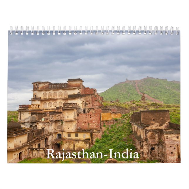 Calendario Rajasthan-India (Tapa)