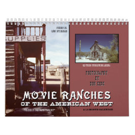 Calendario Ranchos de la película del oeste americano