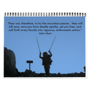 Calendario Rastro de John Muir - modificado para requisitos