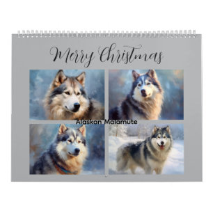 Calendario Razas de Perros Típicamente Americanas 4 Por Págin