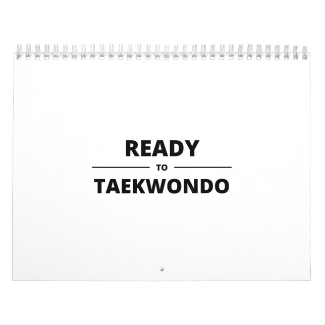 CALENDARIO READY TO TAEKWONDO (Tapa)