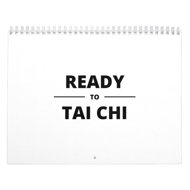CALENDARIO READY TO TAI CHI (Tapa)