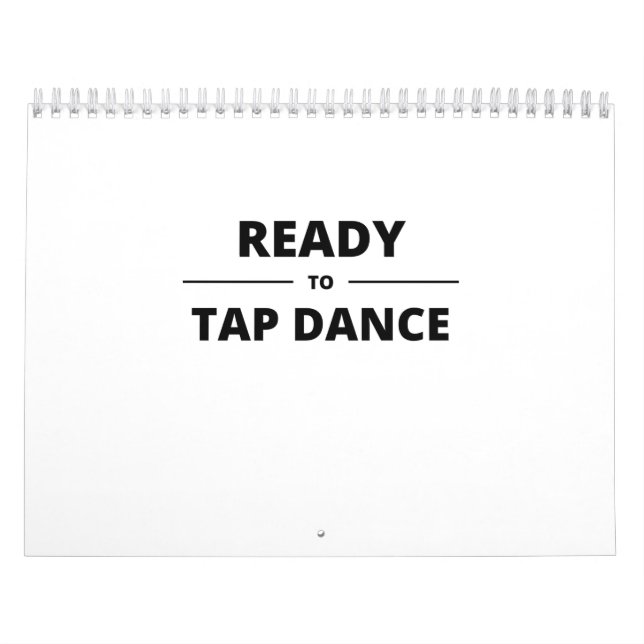 CALENDARIO READY TO TAP DANCE (Tapa)