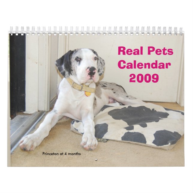 Calendario real de los mascotas 2009 (Tapa)