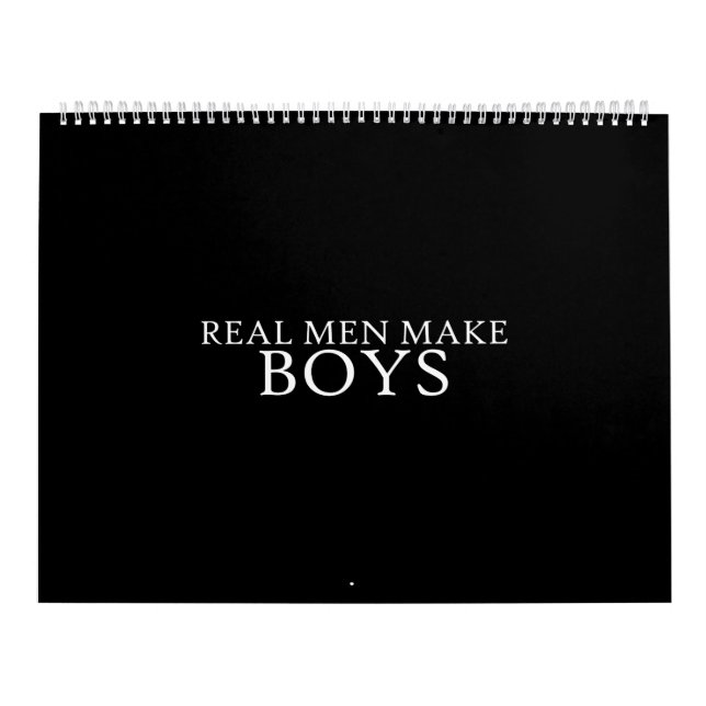 Calendario real men make boys (Tapa)