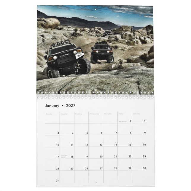 Calendario Recaudador de fondos para Daleigh (Jan 2027)