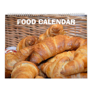 Calendario Recogida de imágenes alimentarias durante 12 mese