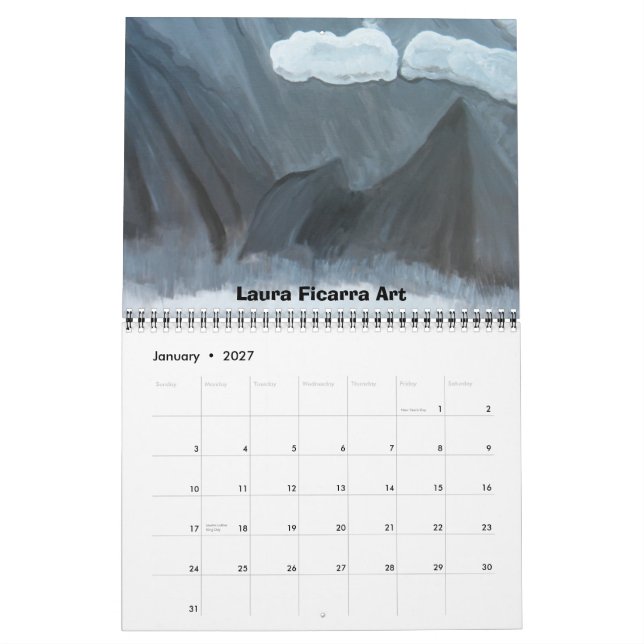 Calendario Recolección de agua (Jan 2027)