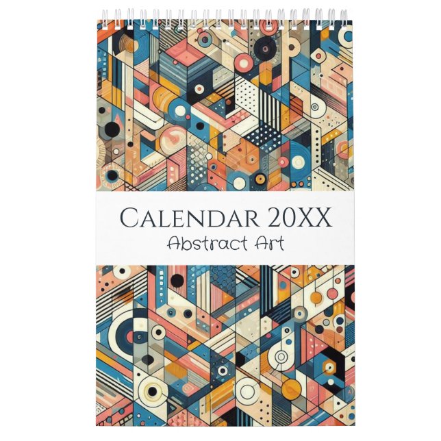Calendario Recopilación de arte abstracto (Tapa)