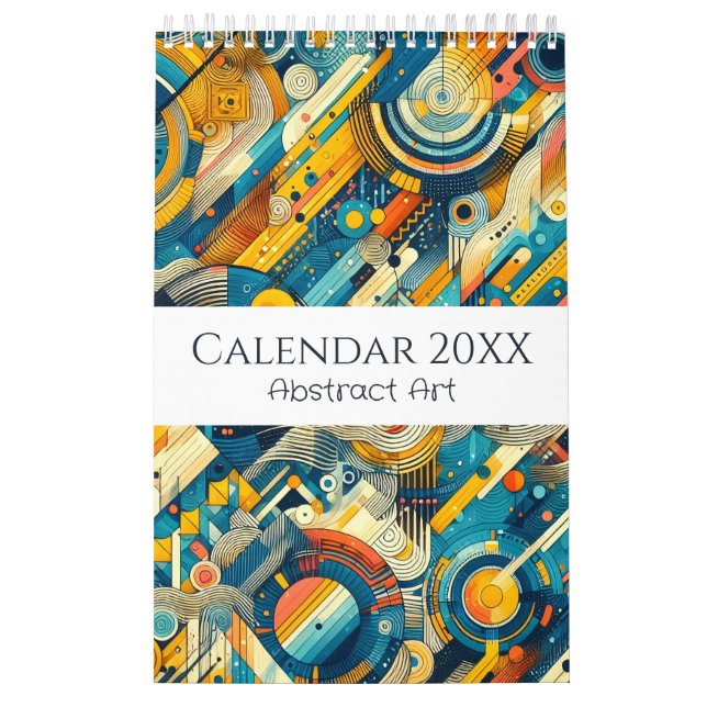 Calendario Recopilación de arte abstracto (Tapa)