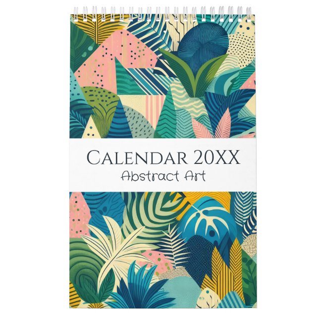 Calendario Recopilación de arte abstracto (Tapa)