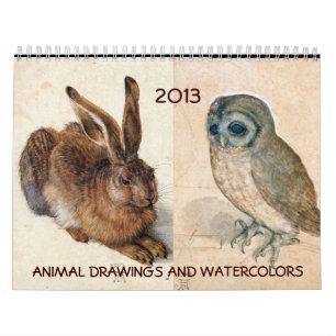 Calendario RECOPILACIÓN DE Bellas Artes / Dibujos de animales