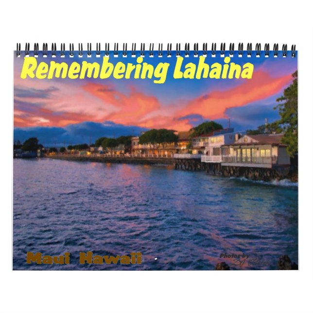 Calendario Recordando a Lahaina (Tapa)