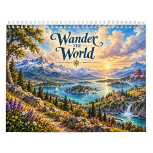 Calendario Recorre los paisajes del mundo