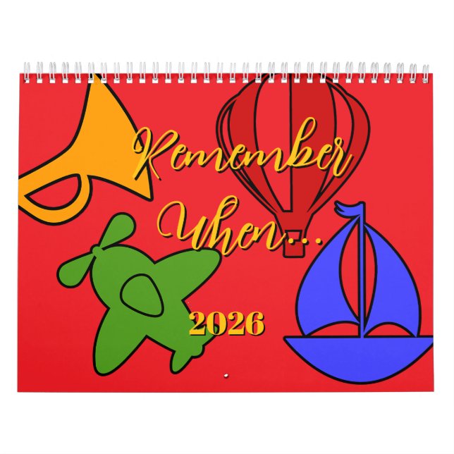 Calendario Recuerde Cuándo... 2026 (Tapa)