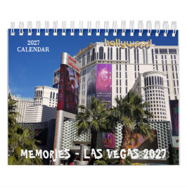 Calendario Recuerdo de la despedida de soltera de Las Vegas 2