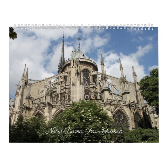 Calendario RECUERDO - Notre-Dame de París (Tapa)