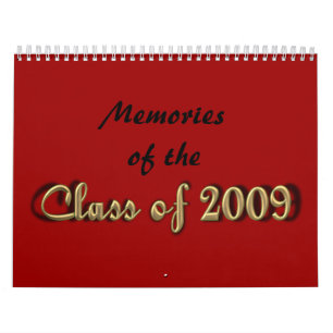 Calendario Recuerdos de la clase de 2009
